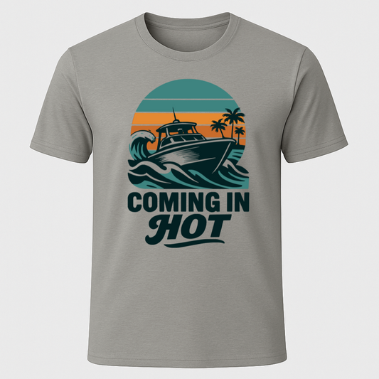 Coming In Hot Retro Sunset