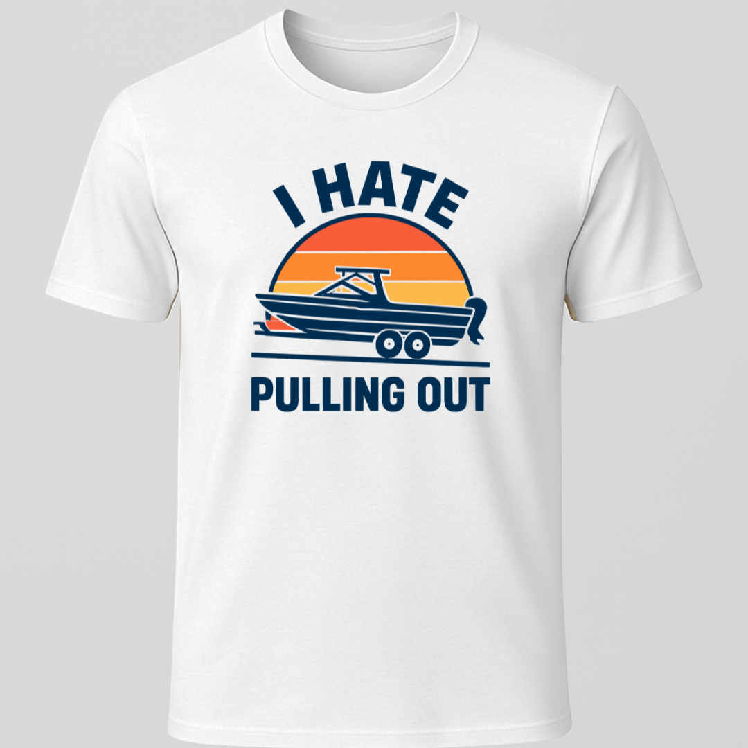 I Hate Pulling Out Retro Sunset T-Shirt
