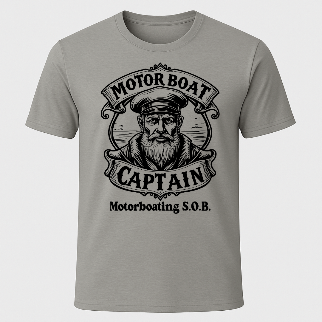 Motorboat Captain 2 T-Shirt
