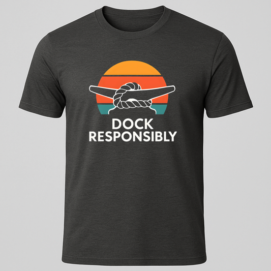 Retro Sunset Dock T-Shirt