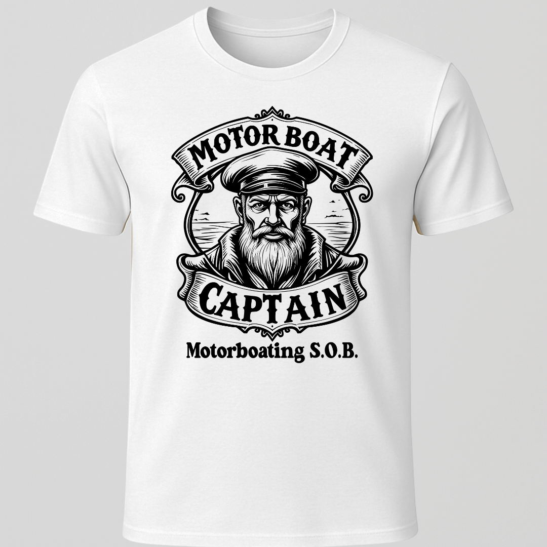 Motorboat Captain 2 T-Shirt