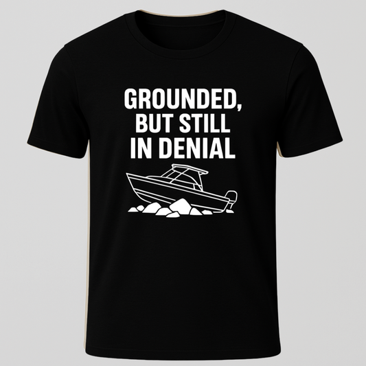 Grounded Boat Humor T-Shirt