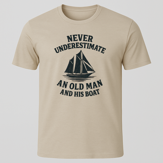Old Man And His Boat T-Shirt