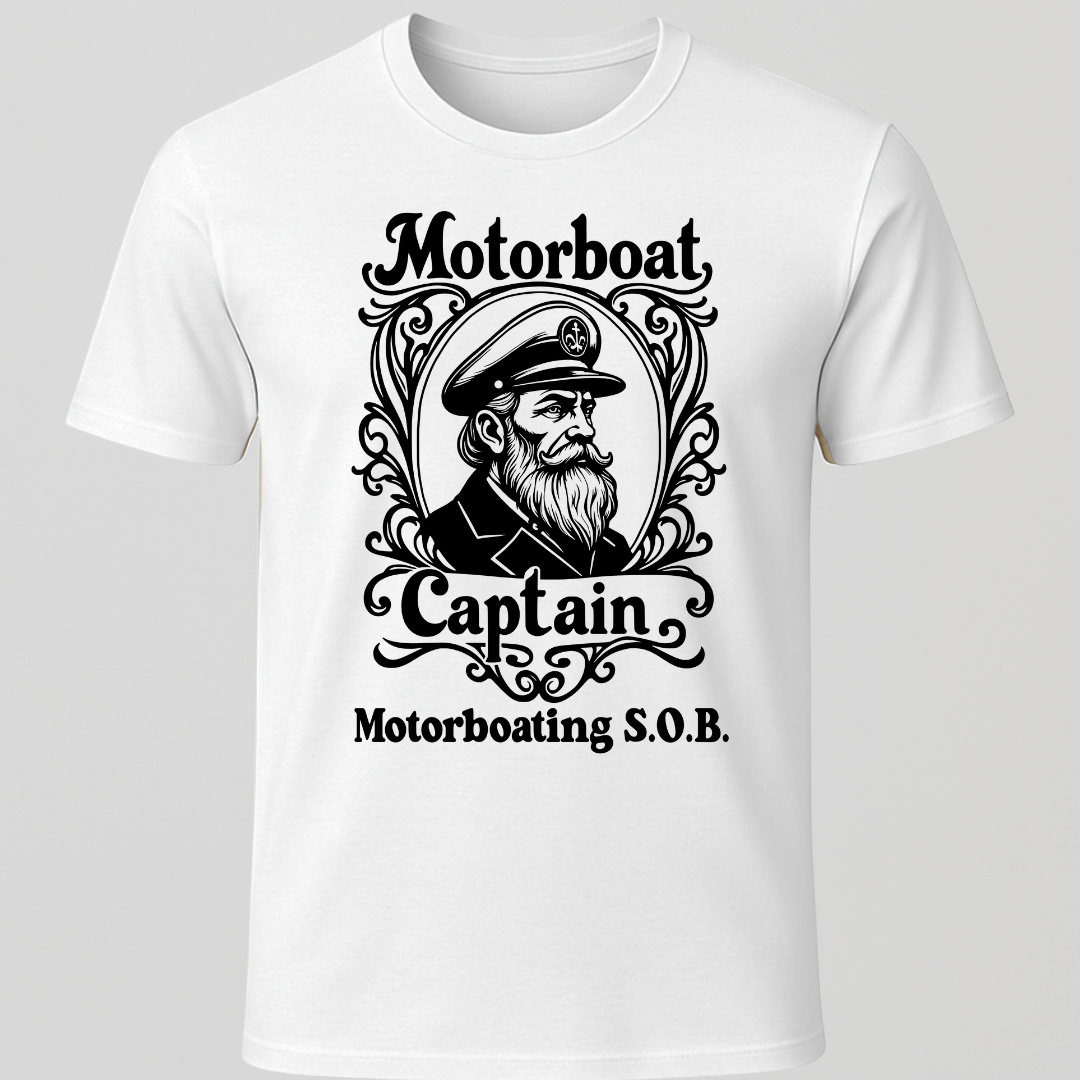 Motorboat Captain T-Shirt