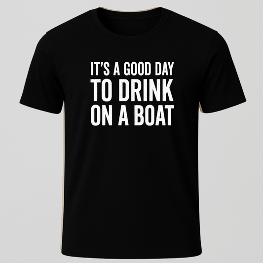 Bold Drinking Text T-Shirt