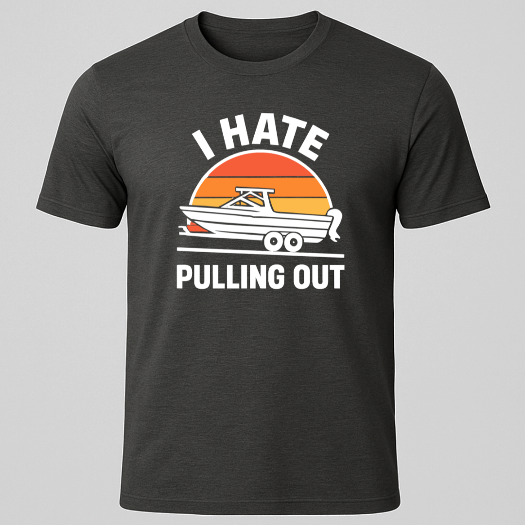 I Hate Pulling Out Retro Sunset T-Shirt