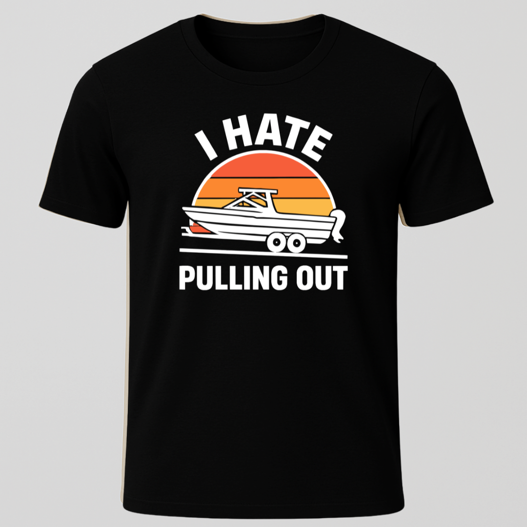 I Hate Pulling Out Retro Sunset T-Shirt