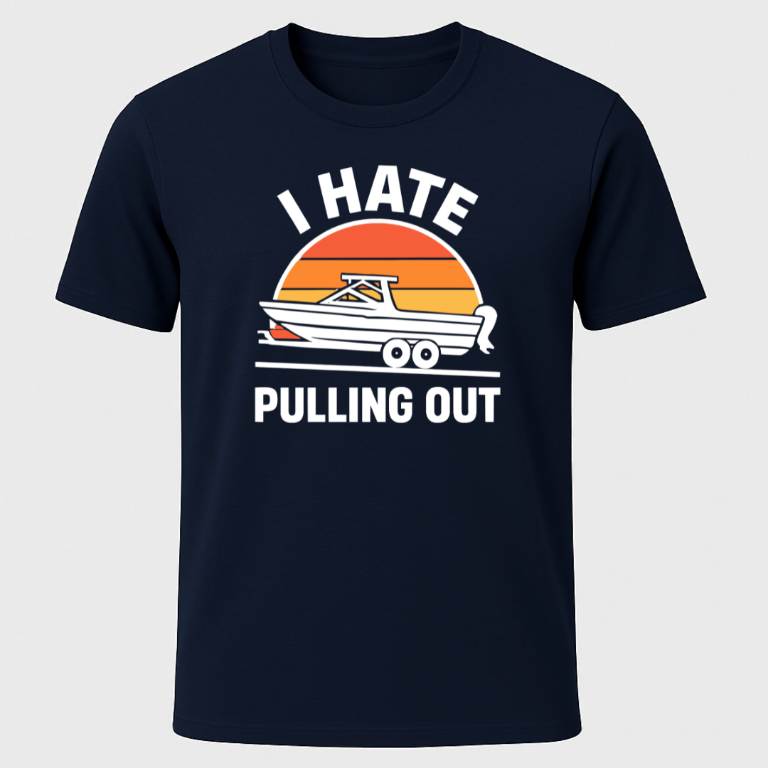 I Hate Pulling Out Retro Sunset T-Shirt