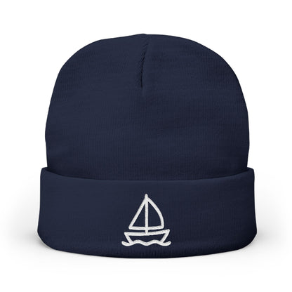 Sailboat Doodle Beanie