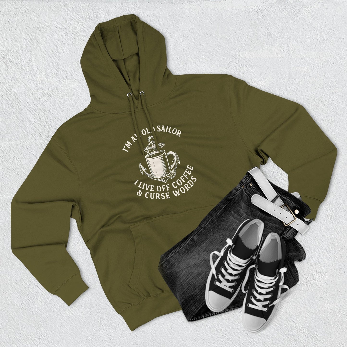 Sailor Coffee & Cursing Hoodie