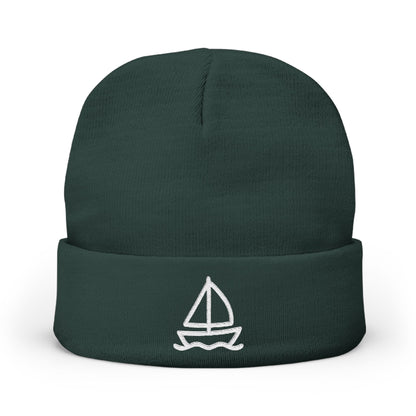 Sailboat Doodle Beanie