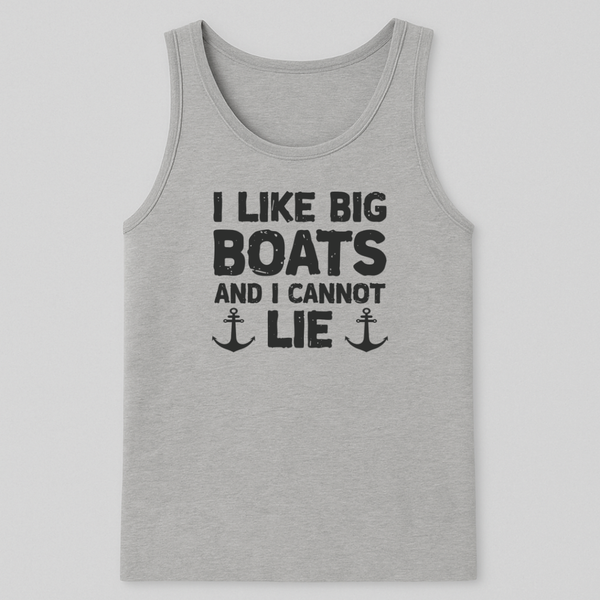 Boat Tank Top for Men | Funny Boating Apparel – Uncharted Tees