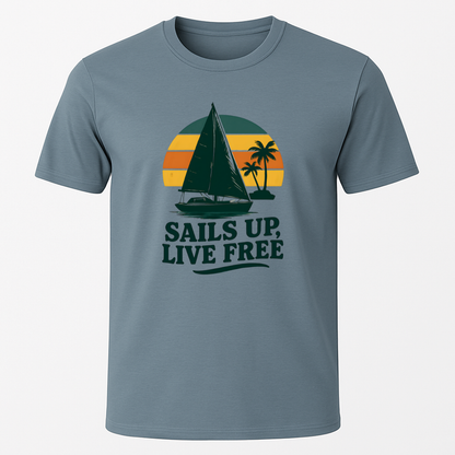 Sails Up, Sunset T-Shirt