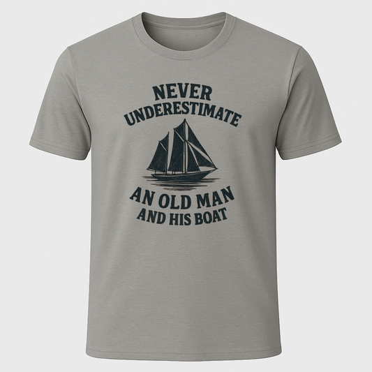 Old Man And His Boat T-Shirt