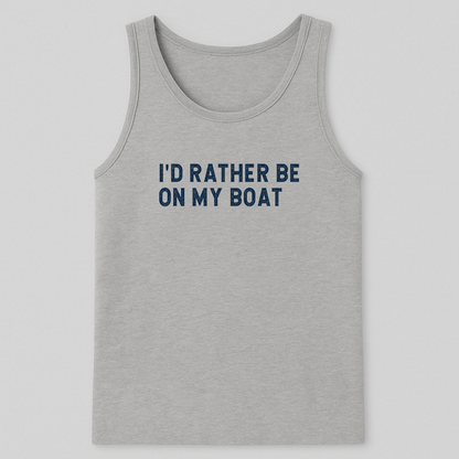 Boat Tank Top for Men | Uncharted Tees