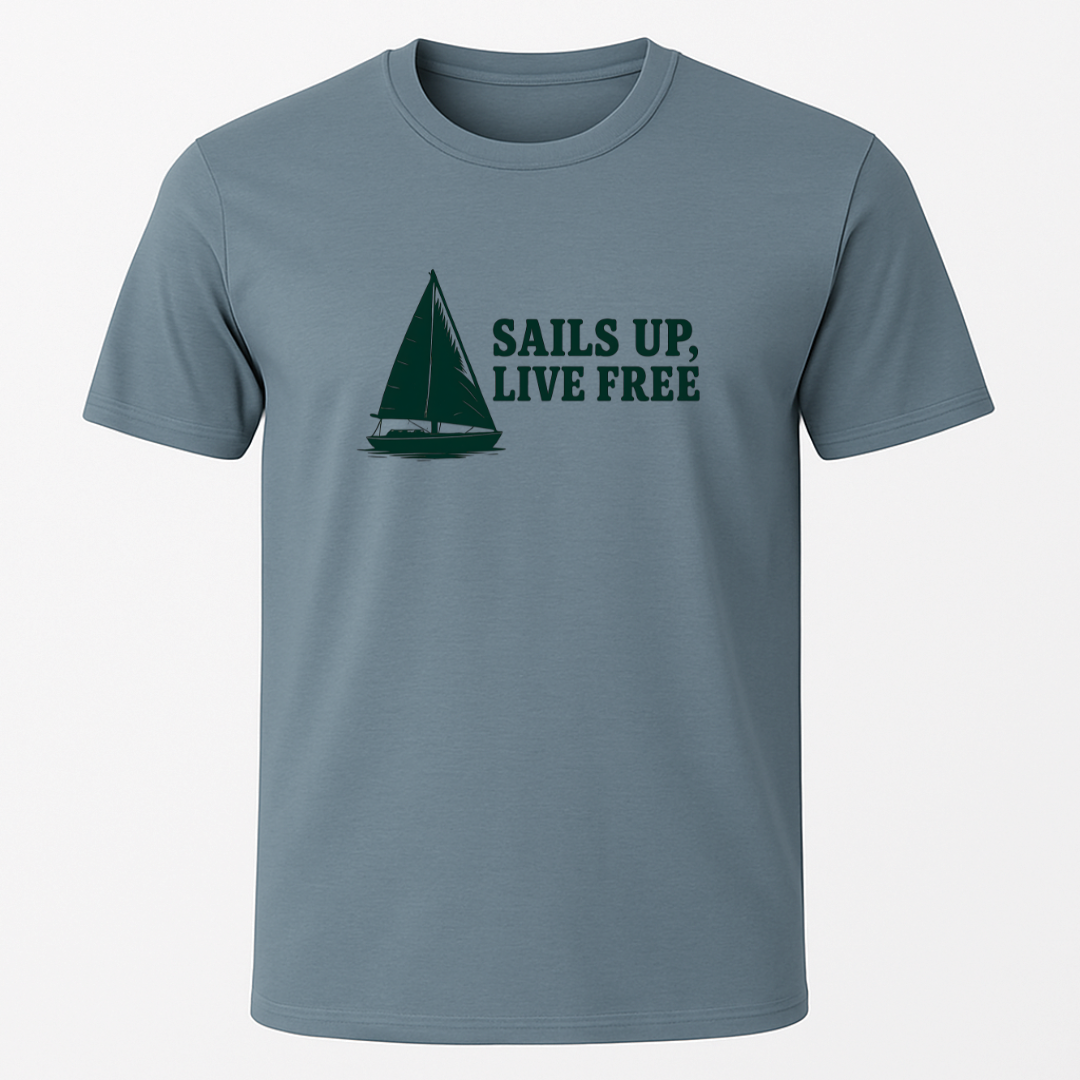 Sails Up Horizontal T-Shirt