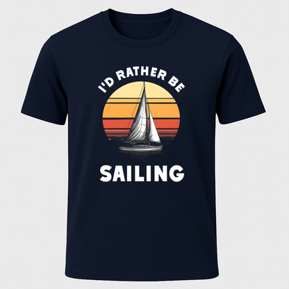 Rather Be Sailing Sunset T-Shirt