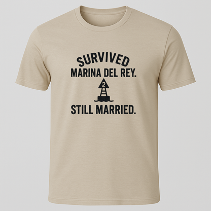 Survived Marina Del Rey T-Shirt