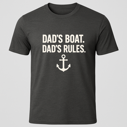 Dads Boat Dads Rules T-Shirt