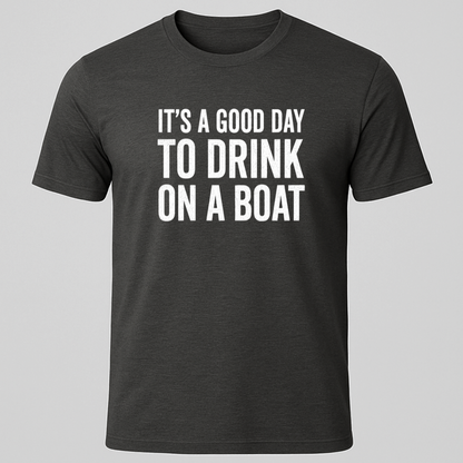 Bold Drinking Text T-Shirt