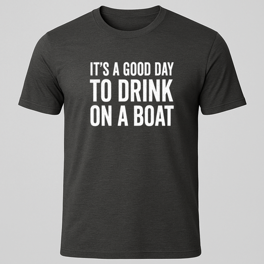 Bold Drinking Text T-Shirt