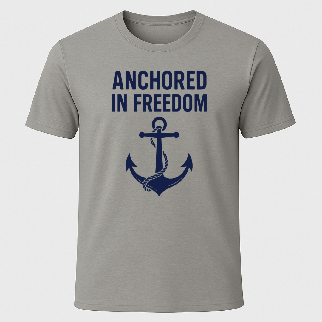 Anchored in Freedom Design T-Shirt