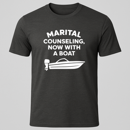Marriage Counseling Now With A Boat T-Shirt