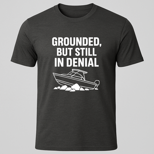 Grounded Boat Humor T-Shirt