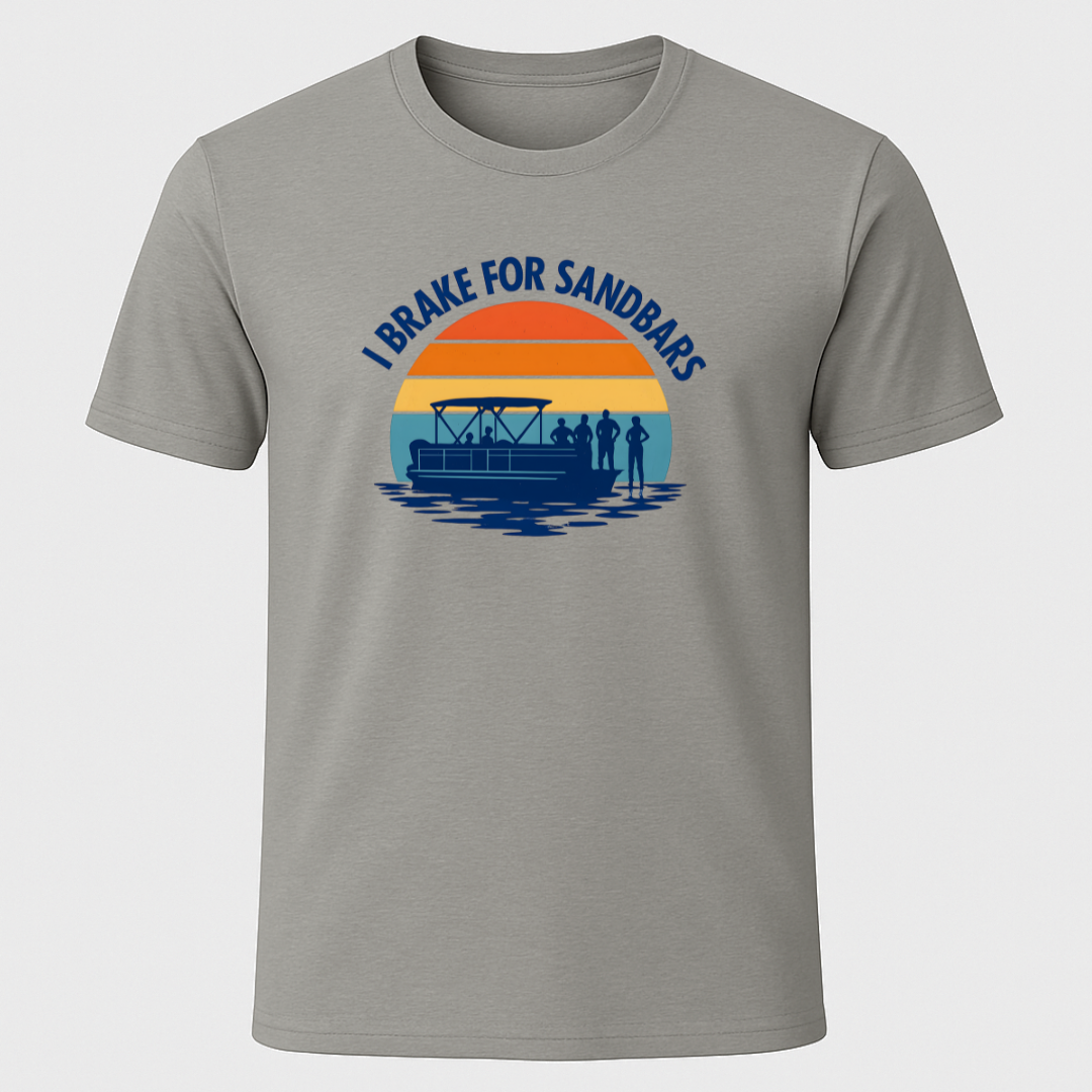 Break for Sandbars Sunset T-Shirt