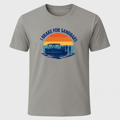 Break for Sandbars Sunset T-Shirt