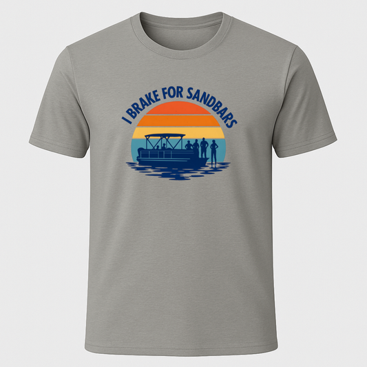 Break for Sandbars Sunset T-Shirt