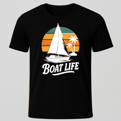 "Boat Life" Sailing T-Shirt