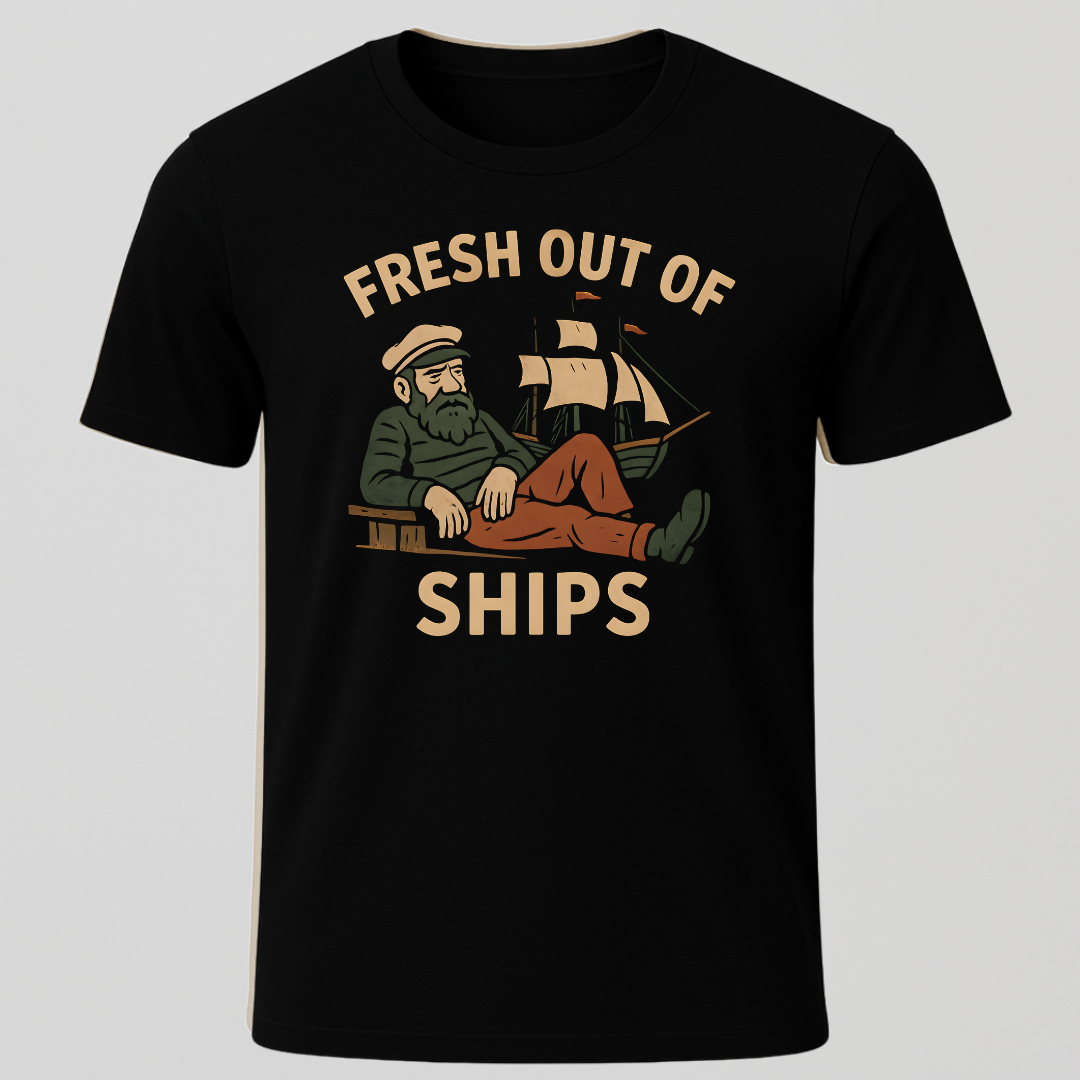 "Fresh Out Of  Ships" T-Shirt