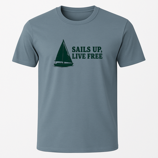 Sails Up Horizontal T-Shirt