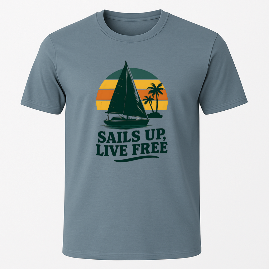 Sails Up, Sunset T-Shirt