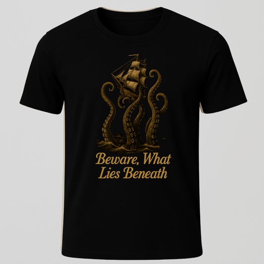 "Beware What Lies Beneath" T-Shirt