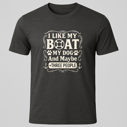 Dog & Boat Lovers T-Shirt