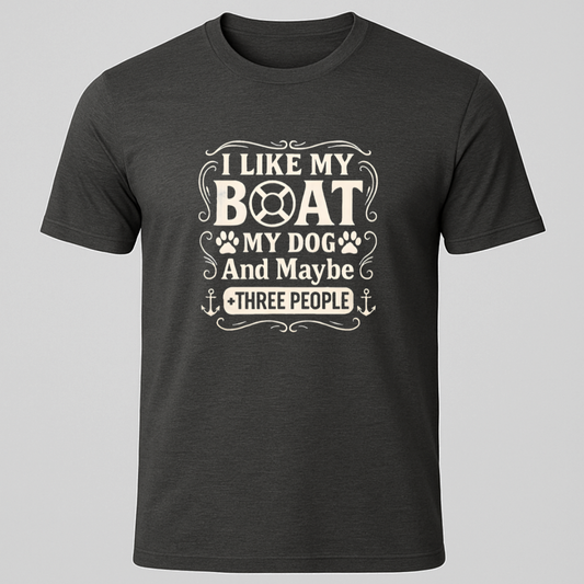 Dog & Boat Lovers T-Shirt
