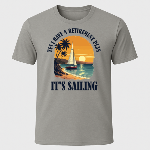 Retirement Plan Tropical T-Shirt
