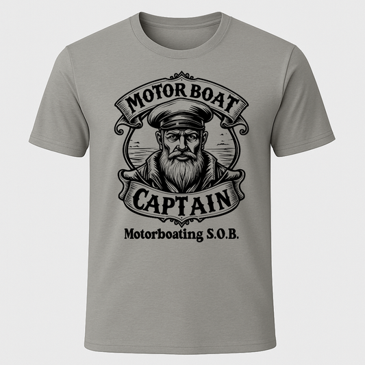 Motorboat Captain 2 T-Shirt