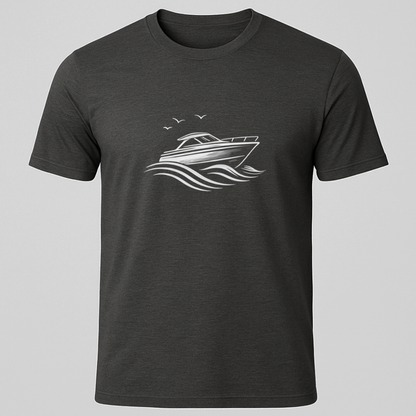 Motorboat Graphic T-Shirt