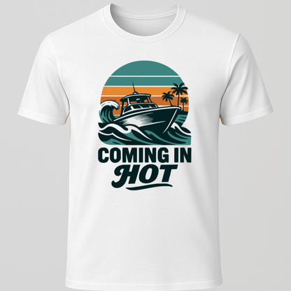 Coming In Hot Retro Sunset