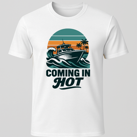Coming In Hot Retro Sunset