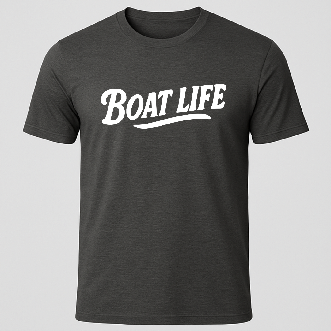"Boat Life" Text Only T-Shirt