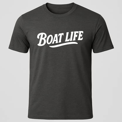"Boat Life" Text Only T-Shirt