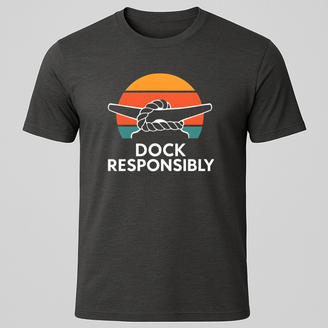 Retro Sunset Dock T-Shirt