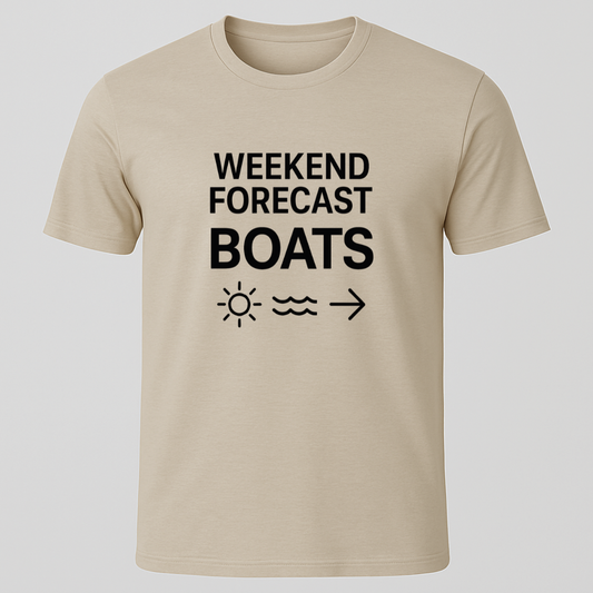 Weekend Forecast Boats T-Shirt