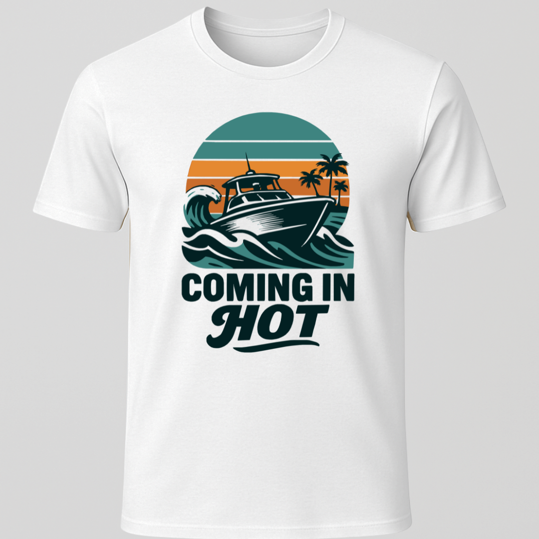 Coming In Hot Retro Sunset