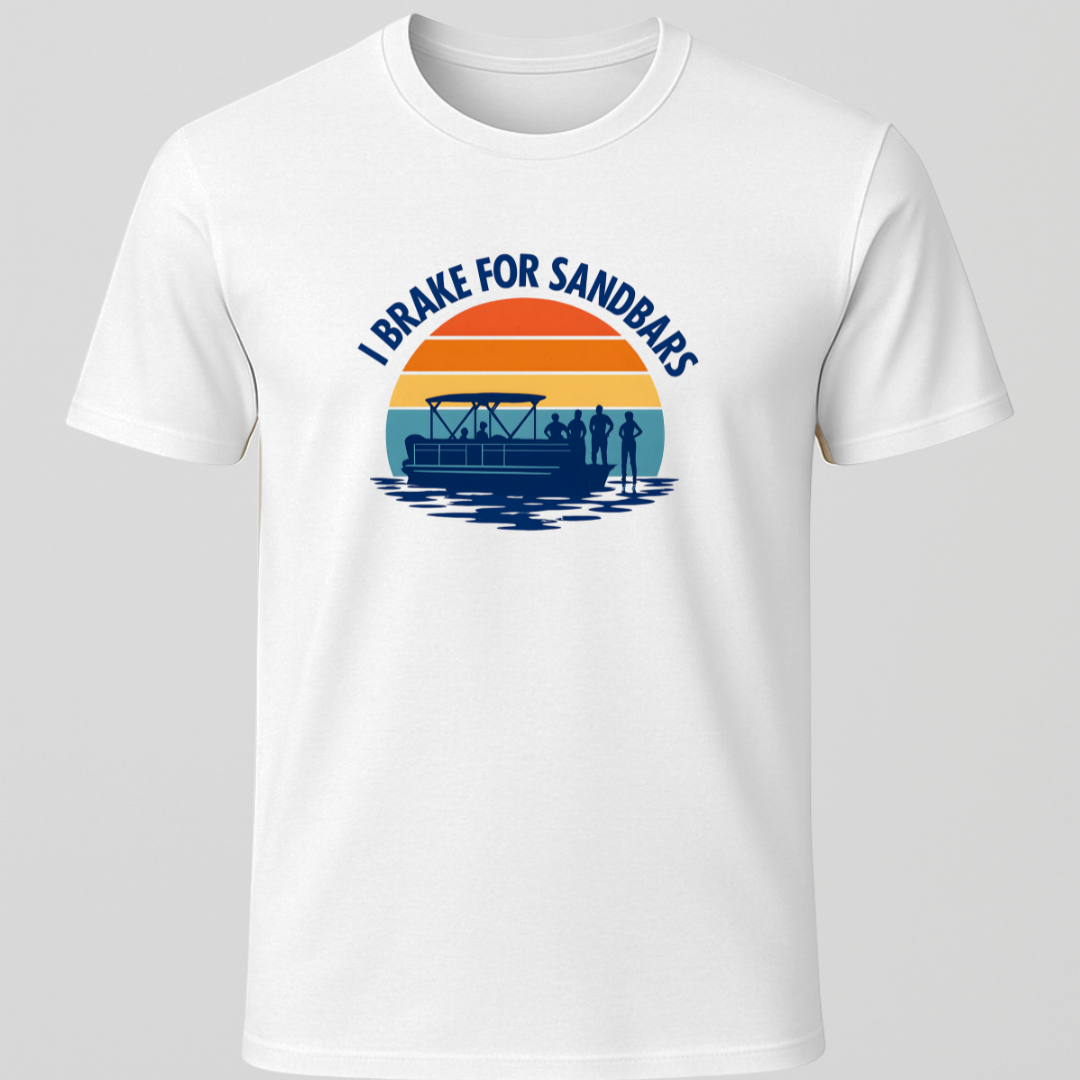 Break for Sandbars Sunset T-Shirt