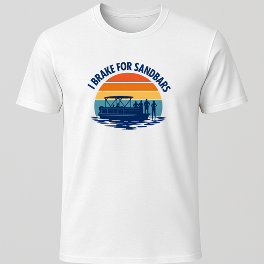 Break for Sandbars Sunset T-Shirt